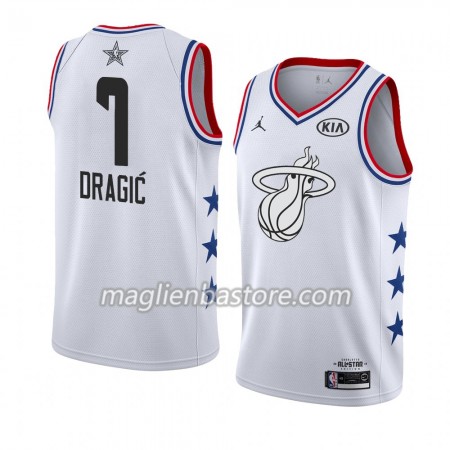 Maglia Miami Heat Goran Dragic 7 2019 All-Star Jordan Brand Bianco Swingman - Uomo